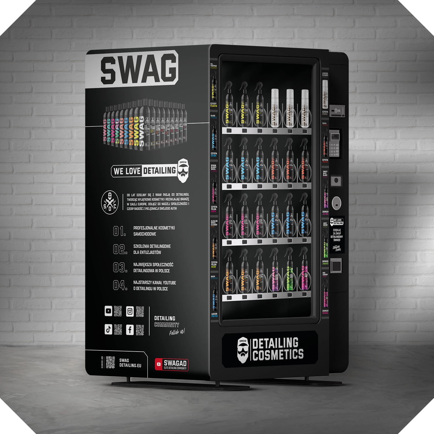 SWAG DETAILING POINT | Pierwsza w Polsce sieć vendingowa z kosmetykami ...
